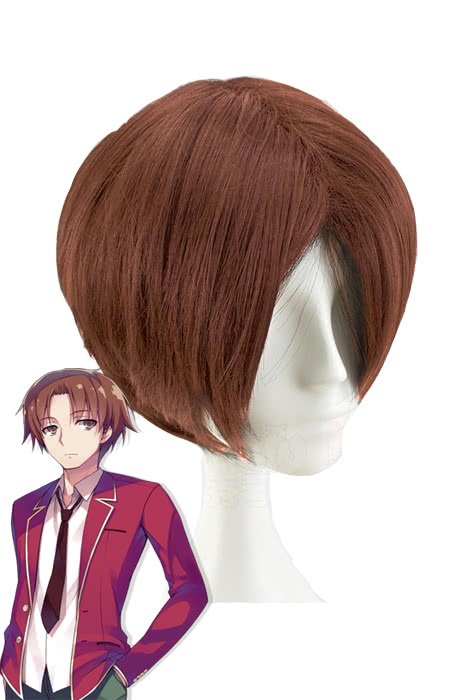 Anime Classroom Of The Elite Ayanokouji Kiyotaka Cosplay Wig Brown Short  Hair Heat Resistant Fiber Hair + Free Wig Cap Men - Cosplay Costumes -  AliExpress
